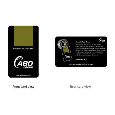 Magnetic Field Viewer Card Magnetic Field Viewer Card